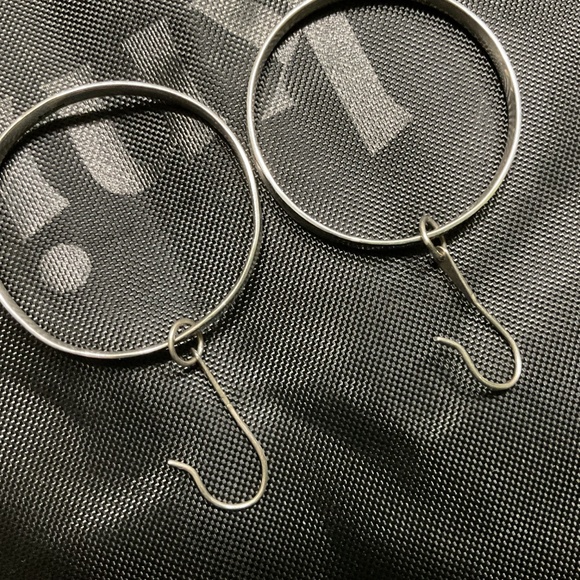 Silpada silver hoops - Picture 3 of 4